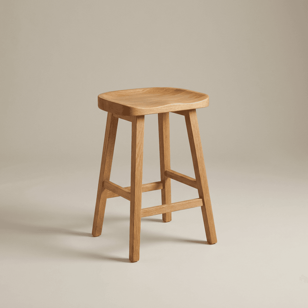Larch Oak Stool